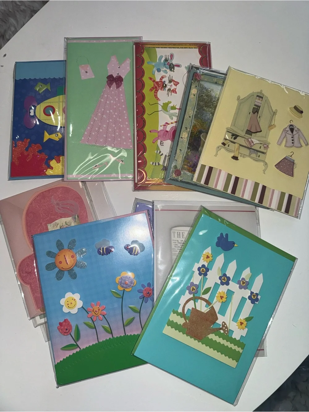 Paper magic group, 3D Greeting Cards, Lot of 12 new